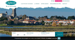Desktop Screenshot of lesembruns-immobilier.com